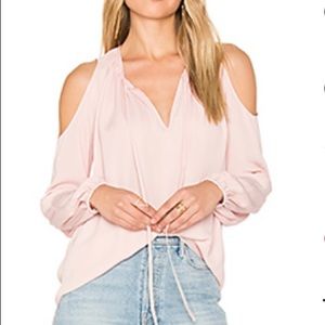 Amanda Uprichard Cold Shoulder Blouse